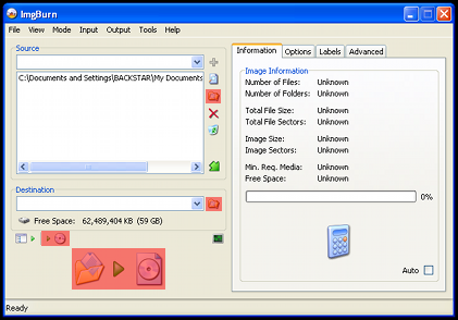 ImgBurn screenshot